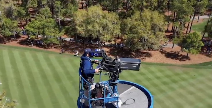 Golf aerial camera